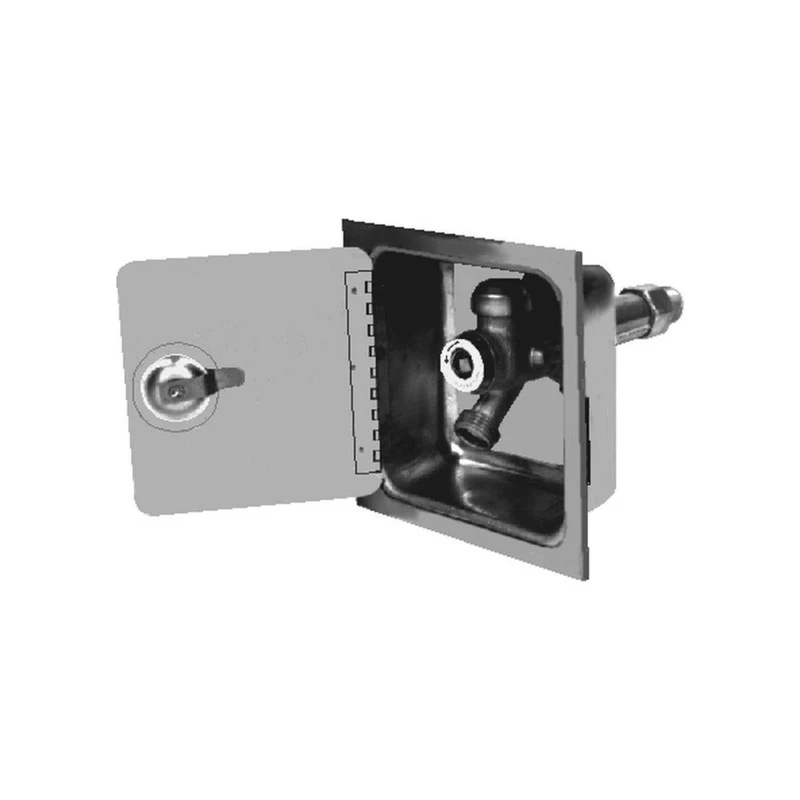 Jay R. Smith 5509QT Bronze Nickel 1/2 x 3/4 in. FNPT and MNPT x GHT Wall Hydrant | Ferguson